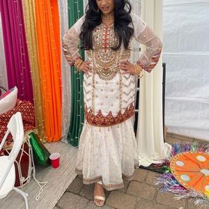 Traditional Pakistani Gharara